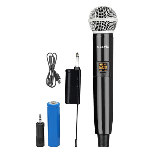 5Core Wireless Microphones VHF Microfonos Inalambricos Professional Handheld Cordless Mic-0